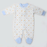 Newborn Boys Full Sleeves Romper - Blue, Kids, NB Boys Rompers, Chase Value, Chase Value