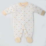 Newborn Boys Full Sleeves Romper - Yellow, Kids, NB Boys Rompers, Chase Value, Chase Value