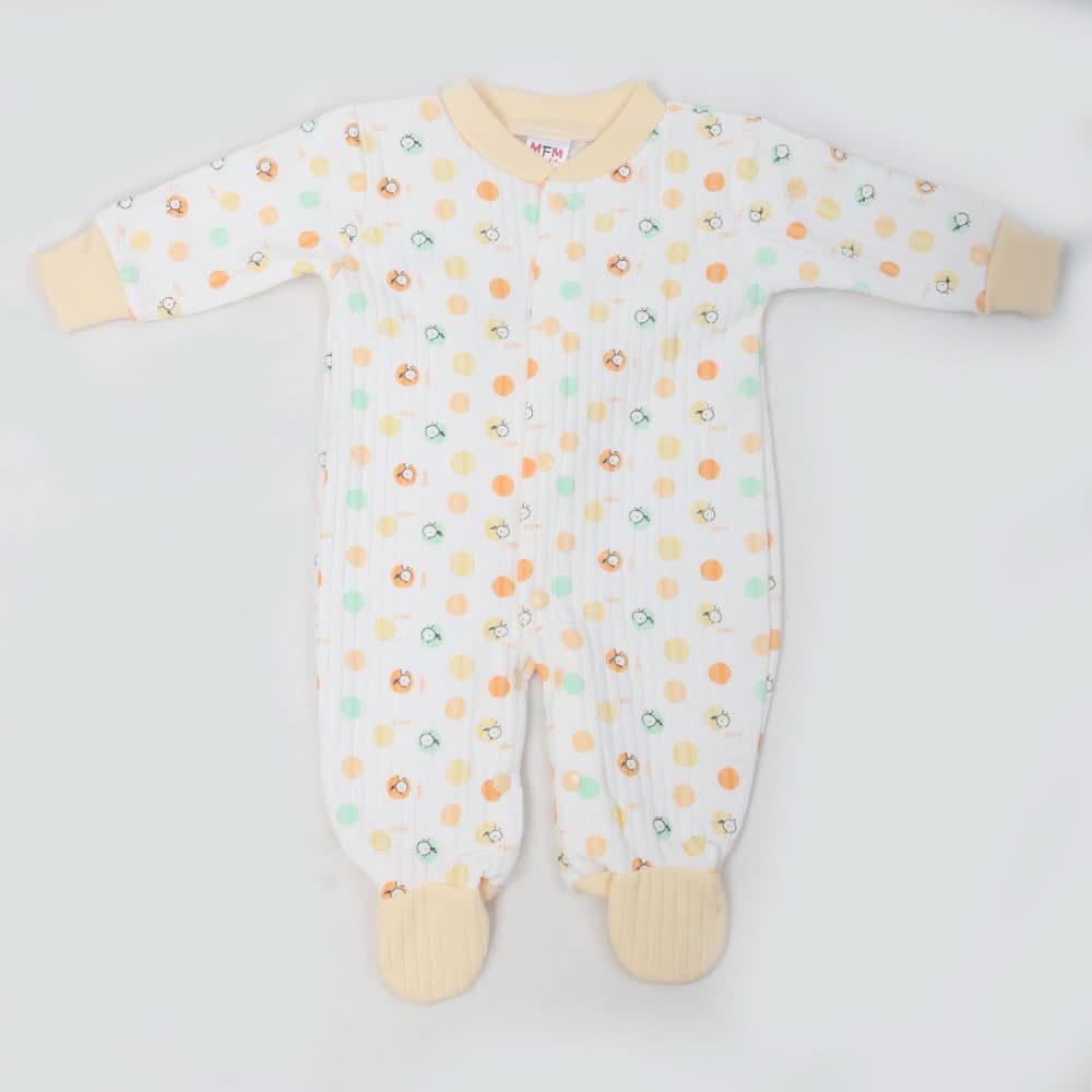 Newborn Boys Full Sleeves Romper - Yellow, Kids, NB Boys Rompers, Chase Value, Chase Value