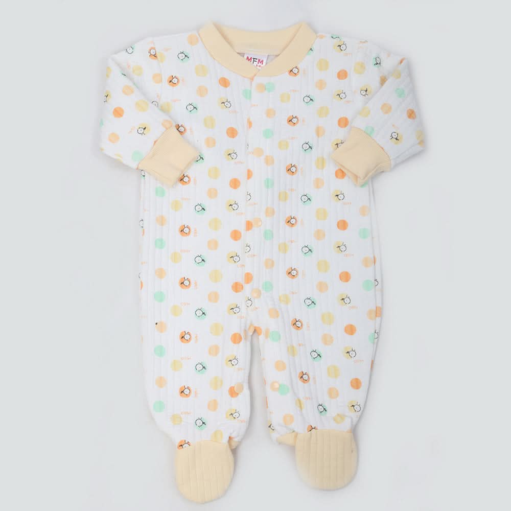 Newborn Boys Full Sleeves Romper - Yellow, Kids, NB Boys Rompers, Chase Value, Chase Value