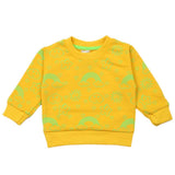 Newborn Girls Full Sleeves T-shirt - Yellow, Newborn Girls T-Shirts, Chase Value, Chase Value