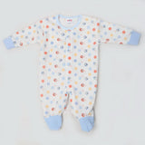 Newborn Boys Full Sleeves Romper - Blue, Kids, NB Boys Rompers, Chase Value, Chase Value