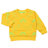 Newborn Girls Full Sleeves T-shirt - Yellow, Newborn Girls T-Shirts, Chase Value, Chase Value