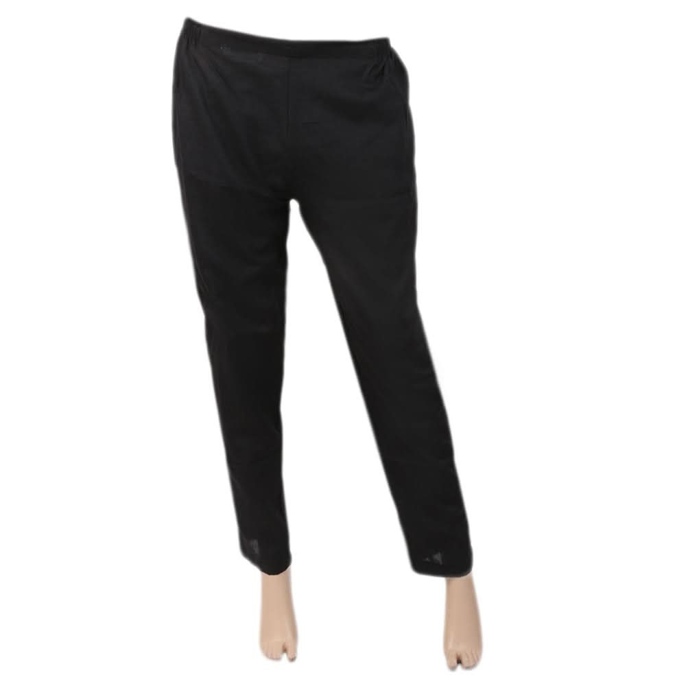 Women's Basic Trouser - Black, Women, Pants & Tights, Chase Value, Chase Value