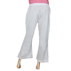 Women's Bell Bottom Trouser - White, Women, Pants & Tights, Chase Value, Chase Value