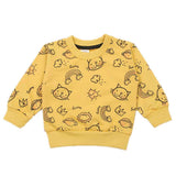 Newborn Girls Full Sleeves T-shirt - Mustard, Newborn Girls T-Shirts, Chase Value, Chase Value