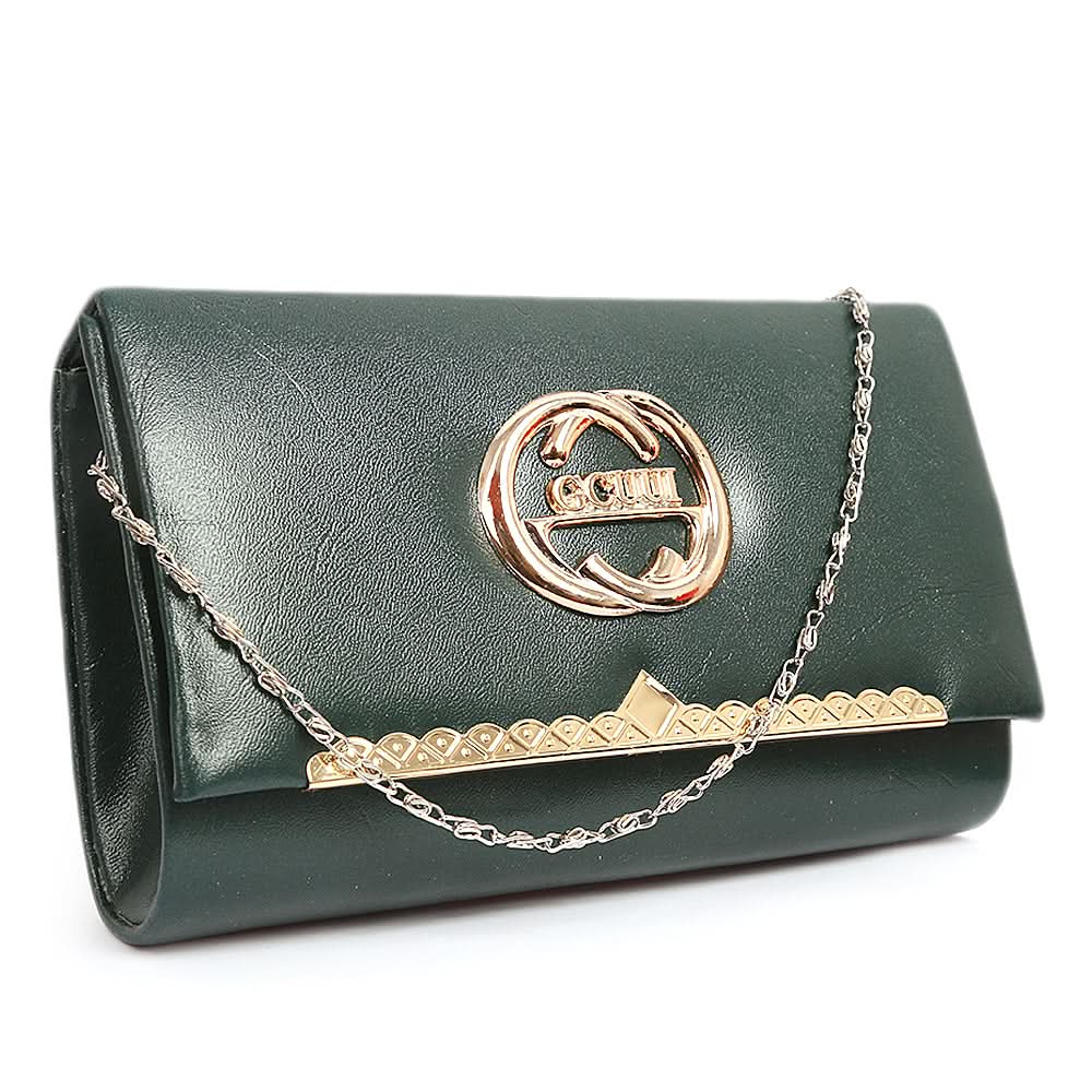 Women's Clutch - Green, Women, Bags And Wallets, Clutches, Chase Value, Chase Value