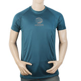 Men's Half Sleeves Round Neck T-Shirt - Steel Blue, Men, T-Shirts And Polos, Chase Value, Chase Value