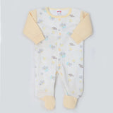 Newborn Boys Full Sleeves Romper - Yellow, Kids, NB Boys Rompers, Chase Value, Chase Value