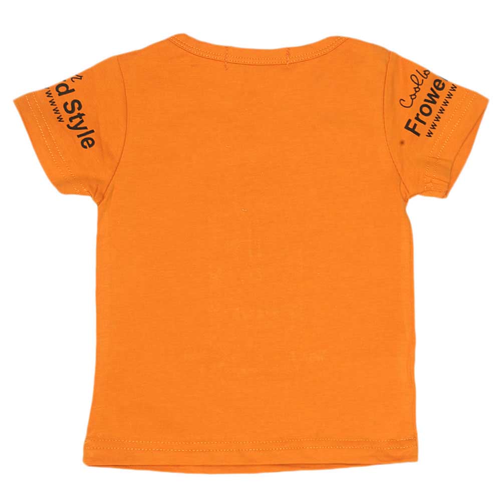 Newborn Boys T-Shirt - Orange, Kids, NB Boys Shirts And T-Shirts, Chase Value, Chase Value