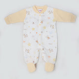 Newborn Boys Full Sleeves Romper - Yellow, Kids, NB Boys Rompers, Chase Value, Chase Value