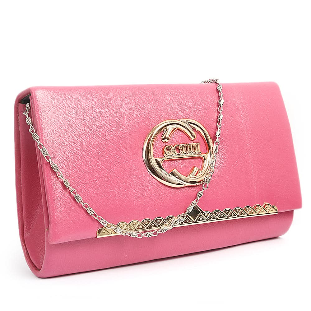 Women's Clutch - Pink, Women, Bags And Wallets, Clutches, Chase Value, Chase Value