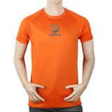 Men's Half Sleeves Round Neck T-Shirt - Orange, Men, T-Shirts And Polos, Chase Value, Chase Value
