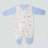 Newborn Boys Full Sleeves Romper - Blue, Kids, NB Boys Rompers, Chase Value, Chase Value
