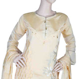 Women's Fancy 3 Piece Suit - Golden, Women, Shalwar Suits, Chase Value, Chase Value