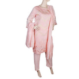 Women's Fancy 3 Piece Suit - Pink, Women, Shalwar Suits, Chase Value, Chase Value
