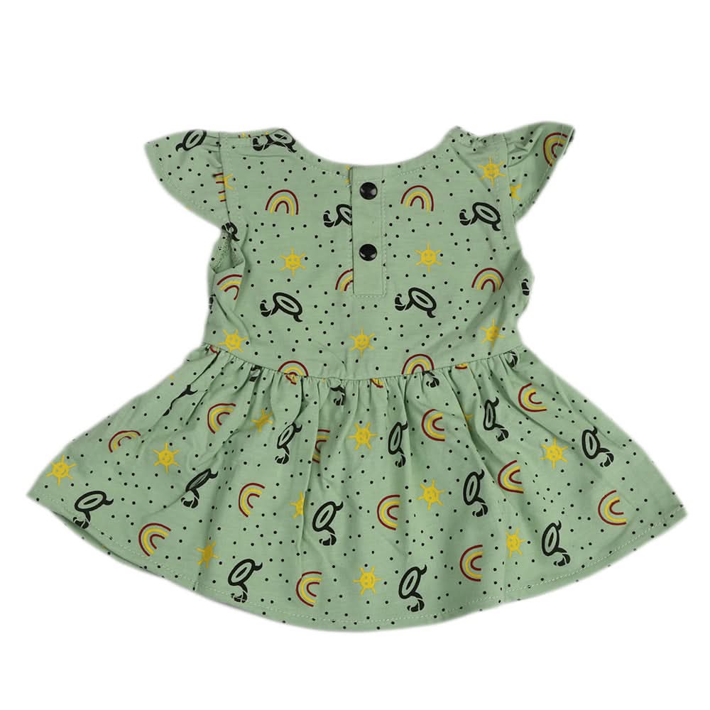 Newborn Girls Frock - Green, Kids, Newborn Girls Frocks, Chase Value, Chase Value