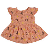 Newborn Girls Frock - Peach, Kids, Newborn Girls Frocks, Chase Value, Chase Value