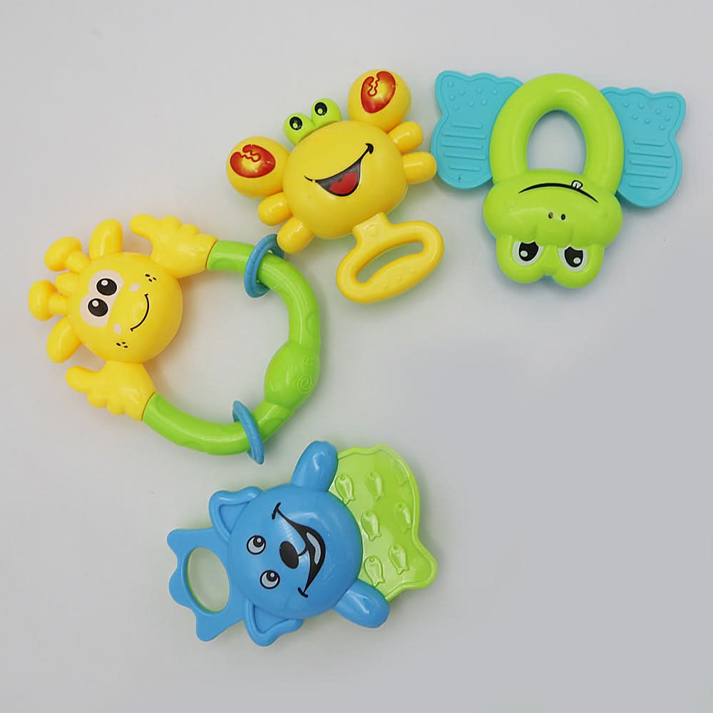 Rattles 4Pcs - Multi, Kids, New Born Rattles And Toys, Chase Value, Chase Value