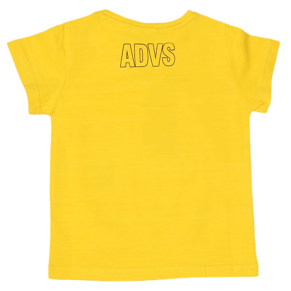 Boys Half Sleeves T-Shirt - Yellow, Kids, Boys T-Shirts, Chase Value, Chase Value