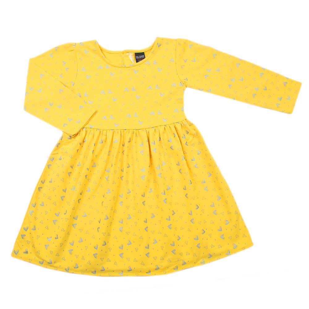 Newborn Girls Frock - Yellow, Newborn Girls Frocks, Chase Value, Chase Value