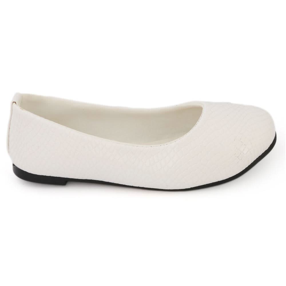 Girls Fancy Pumps - White, Kids, Pump, Chase Value, Chase Value