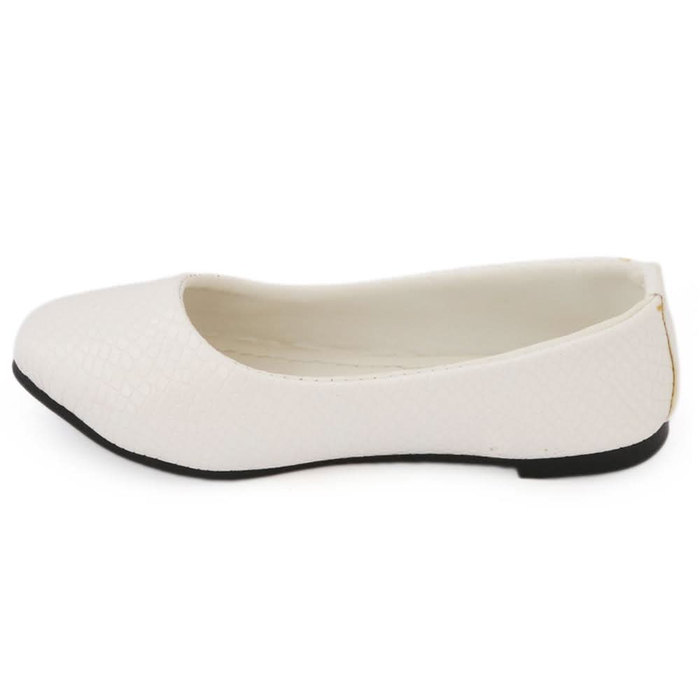 Girls Fancy Pumps - White, Kids, Pump, Chase Value, Chase Value