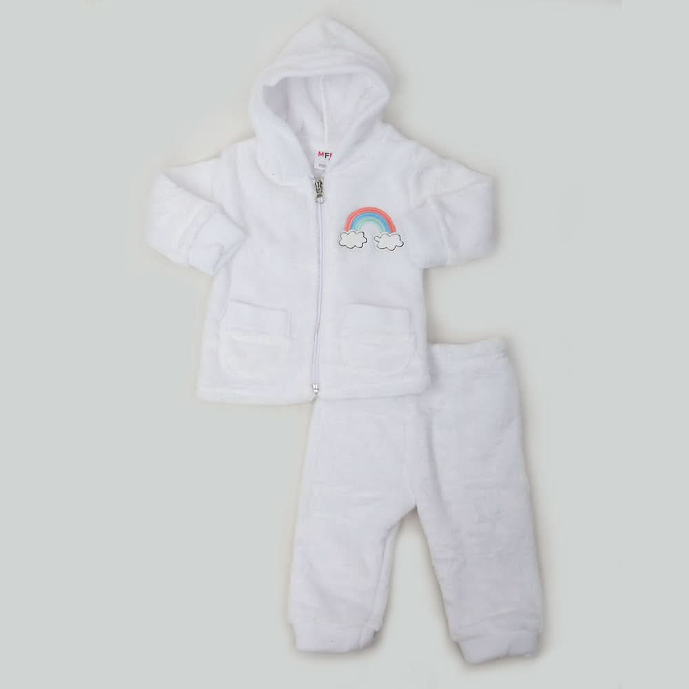 Newborn Boys Full Sleeves Suit - White, Kids, NB Boys Sets And Suits, Chase Value, Chase Value