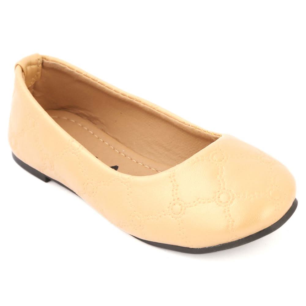 Girls Fancy Pumps - Beige, Kids, Pump, Chase Value, Chase Value