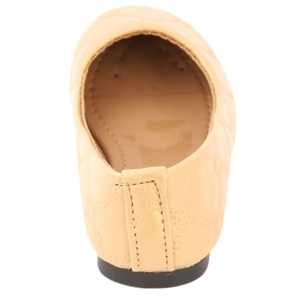 Girls Fancy Pumps - Beige, Kids, Pump, Chase Value, Chase Value