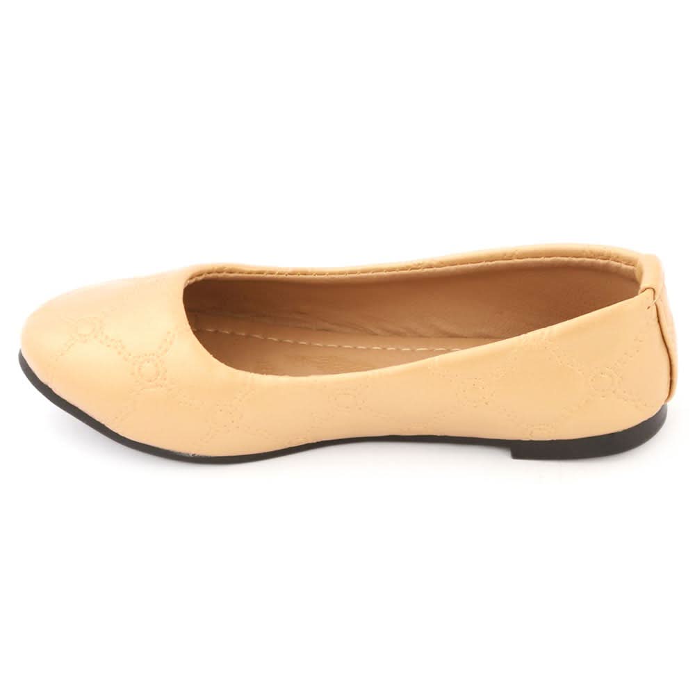 Girls Fancy Pumps - Beige, Kids, Pump, Chase Value, Chase Value