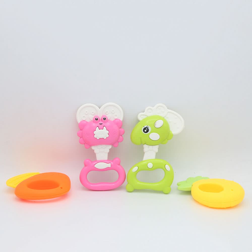 Rattles 4pcs - Multi, Kids, New Born Rattles And Toys, Chase Value, Chase Value