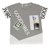 Boys Half Sleeves T-Shirt - Grey, Kids, Boys T-Shirts, Chase Value, Chase Value