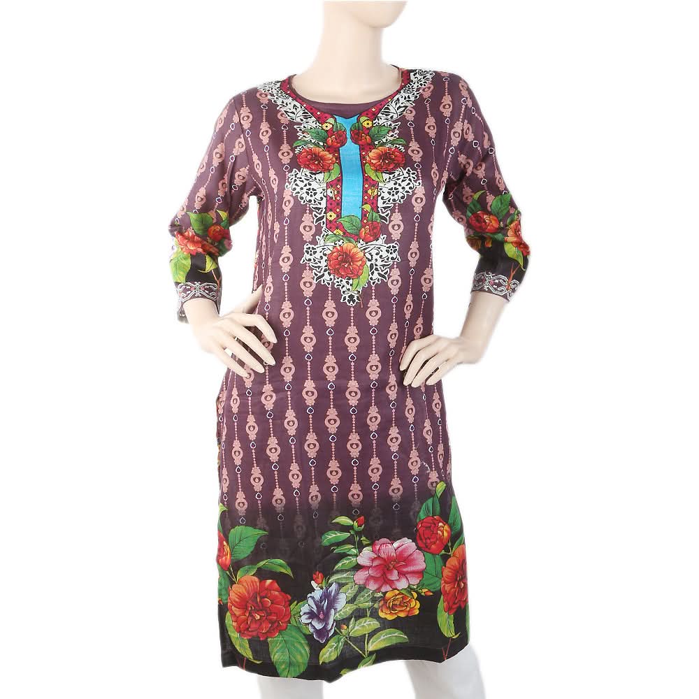 Women's Kurti - Purple, Women, Ready Kurtis, Chase Value, Chase Value