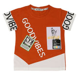 Boys Half Sleeves T-Shirt - Rust, Kids, Boys T-Shirts, Chase Value, Chase Value