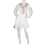 Women's Fancy Cotton 2 Piece Suit - White, Women, Shalwar Suits, Chase Value, Chase Value