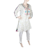 Women's Fancy Cotton 2 Piece Suit - White, Women, Shalwar Suits, Chase Value, Chase Value