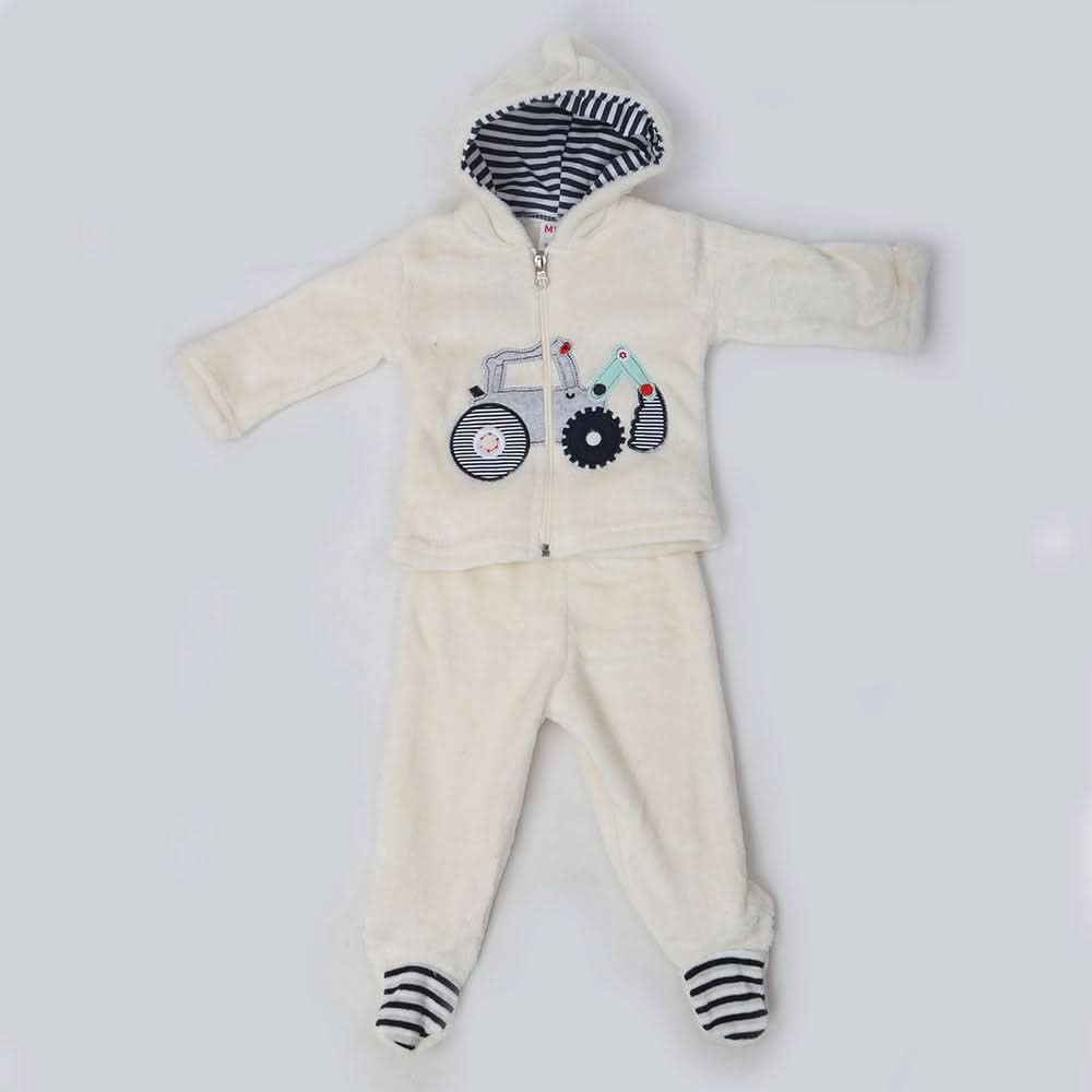 Newborn Boys Full Sleeves Suit - Off White, Kids, NB Boys Sets And Suits, Chase Value, Chase Value