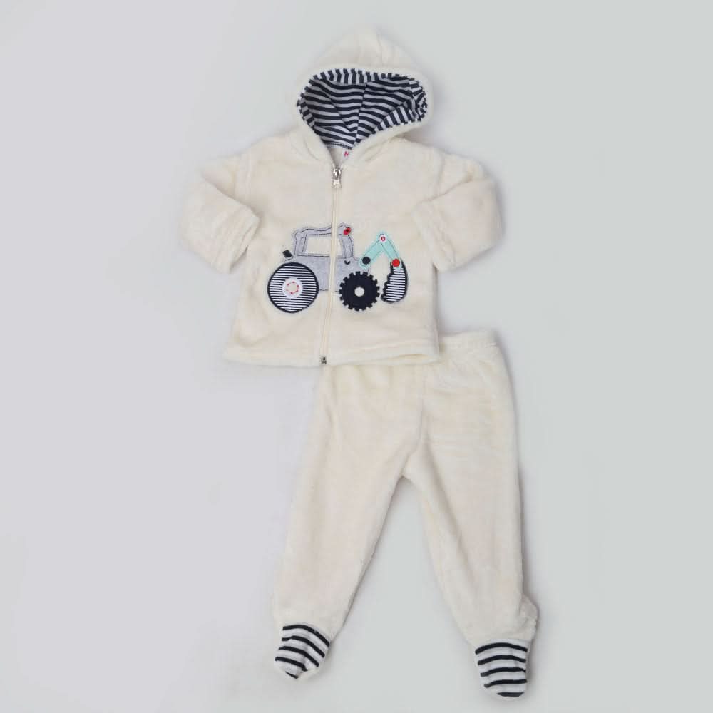 Newborn Boys Full Sleeves Suit - Off White, Kids, NB Boys Sets And Suits, Chase Value, Chase Value