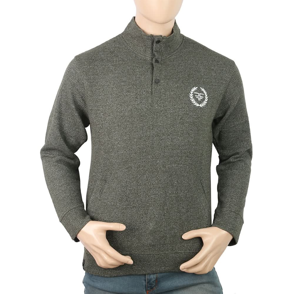 Men's Full Sleeves Fancy Jumper - Green, Men's Sweater & Sweat Shirts, Chase Value, Chase Value
