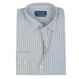 Men's Formal Stripe Shirt - Steel Black, Men's Shirts, Chase Value, Chase Value