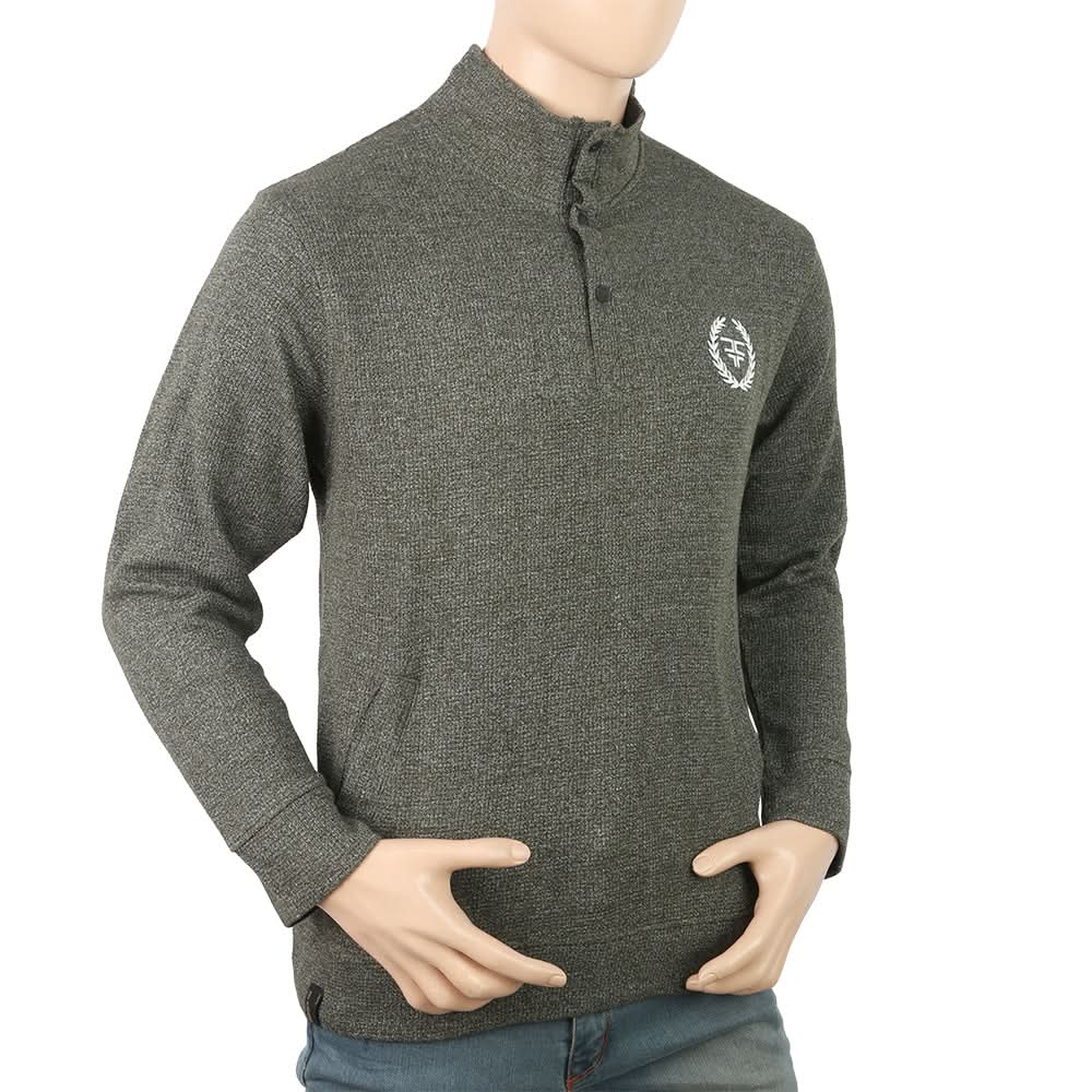 Men's Full Sleeves Fancy Jumper - Green, Men's Sweater & Sweat Shirts, Chase Value, Chase Value