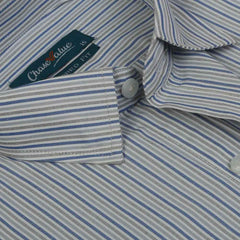 Men's Formal Stripe Shirt - Blue, Men's Shirts, Chase Value, Chase Value
