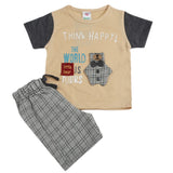 Newborn Boys Half Sleeves Suit - Peach, Kids, Boys Sets And Suits, Chase Value, Chase Value