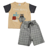 Newborn Boys Half Sleeves Suit - Peach, Kids, Boys Sets And Suits, Chase Value, Chase Value