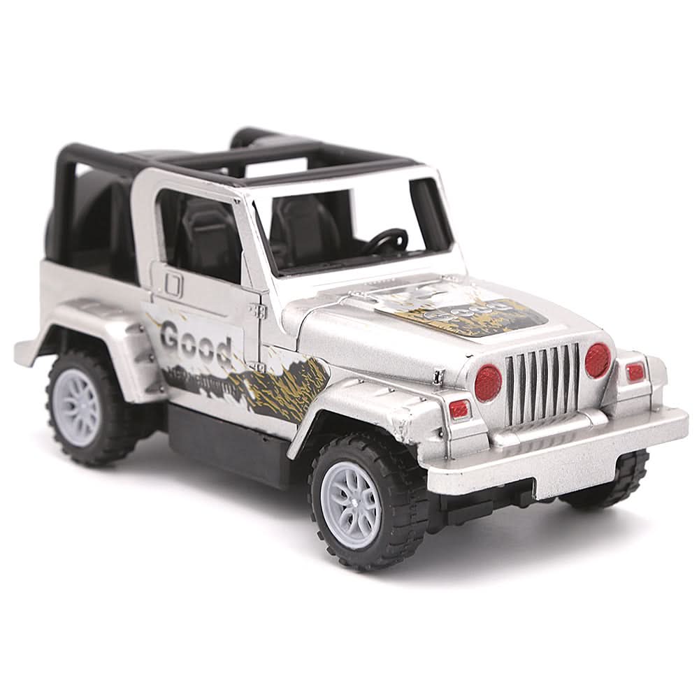 Friction Car - Silver, Kids, Non-Remote Control, Chase Value, Chase Value
