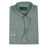 Men's Formal Stripe Shirt - Green, Men's Shirts, Chase Value, Chase Value