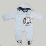 Newborn Unisex Full Sleeves Romper - Blue, Kids, NB Boys Rompers, Chase Value, Chase Value