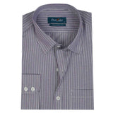 Men's Formal Stripe Shirt - Dark Purple, Men's Shirts, Chase Value, Chase Value