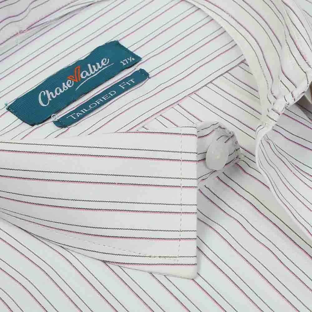 Men's Formal Stripe Shirt - Light Purple, Men's Shirts, Chase Value, Chase Value